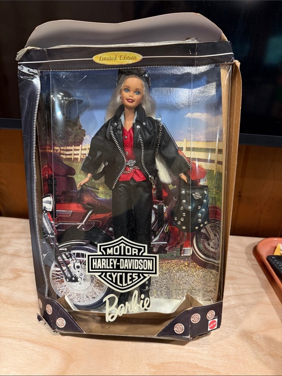Harley-Davidson Other - Harley-Davidson Barbie in Black Jacket with Red Top